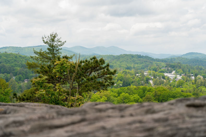 Hike Sunset Rock Highlands  North Carolina Copy Copy Copy